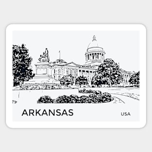 Arkansas State USA Sticker